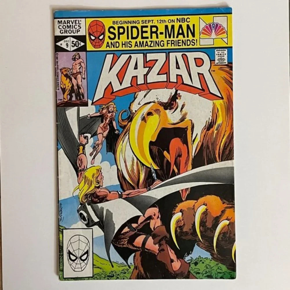 Kazar The Savage‎ Comic Book Marvels Comic Group 1991 Comic Book Vintage